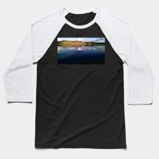 Family of Ducks on a Lake Baseball T-Shirt